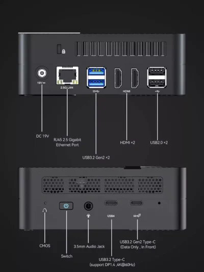 MiniPC MINISFORUM UM480 XT Ryzen 7 4800H 8 núcleos/16 hilos - Image 5