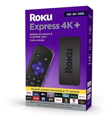 Roku 4k Express 4k+ 3941 De Voz 4k Negro Con 1gb De Memoria Ram - Image 4
