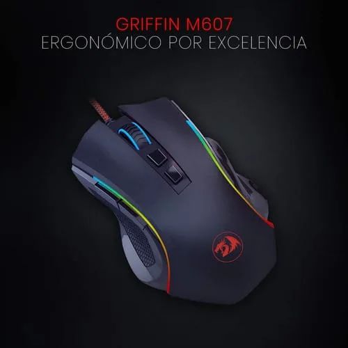 Mouse Gamer Redragon M602 Griffin 7200dpi - 7 Botones - Image 3