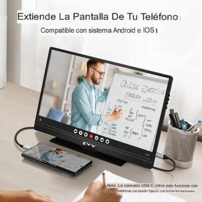 Monitor Portátil Kyy 15.6 Pulgadas 1080p Usb-c Hdmi - Image 5