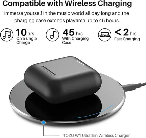 Tozo T6 True Wireless Earbuds Bluetooth Control Táctil Ipx8 - Image 4
