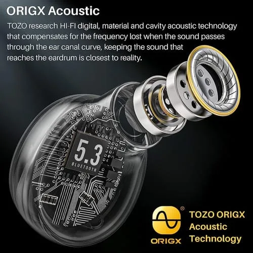 Tozo T6 True Wireless Earbuds Bluetooth Control Táctil Ipx8 - Image 5