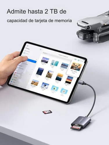 Lector De Tarjetas Usb Tipo C Adaptador 2 En 1 Tf Sd - Image 4