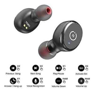 Auriculares Inalámbricos Tozo T10 Bluetooth 5.3 Ipx8 45horas - Image 4