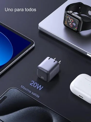 Mini Cargador 20w Ugreen Carga Rápida Usb C Gan Compatible - Image 2