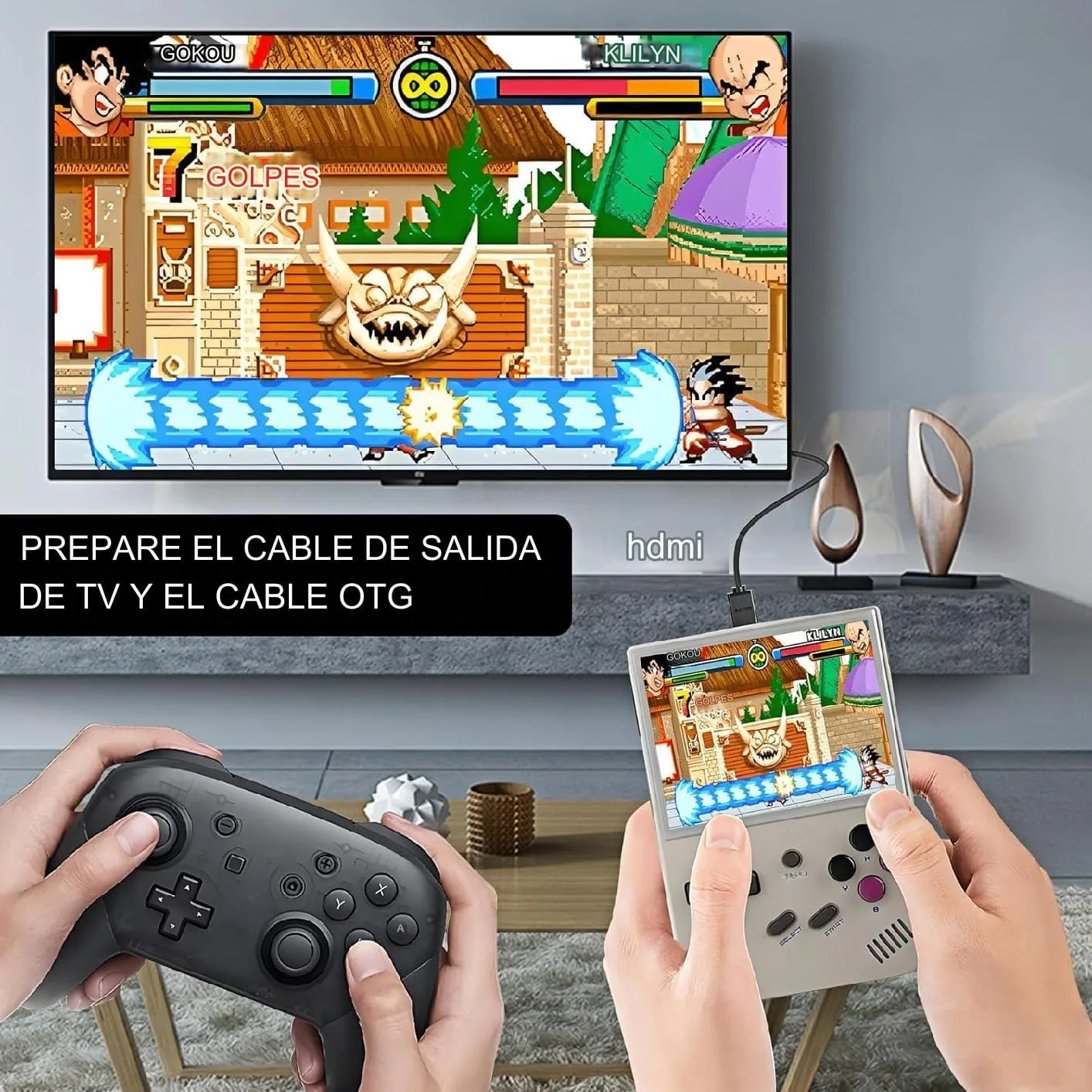 Consola retro Anbernic RG35xx 64GB con Funda Protectora - Image 4