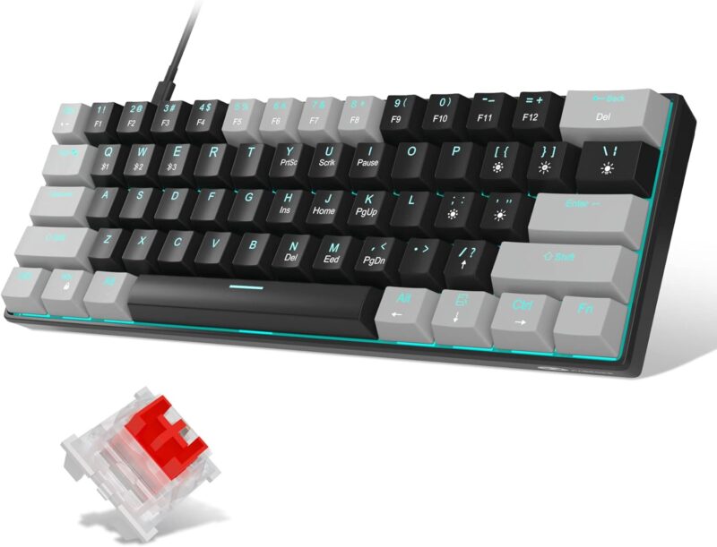 MageGee - Teclado Star61 Negro-Gris