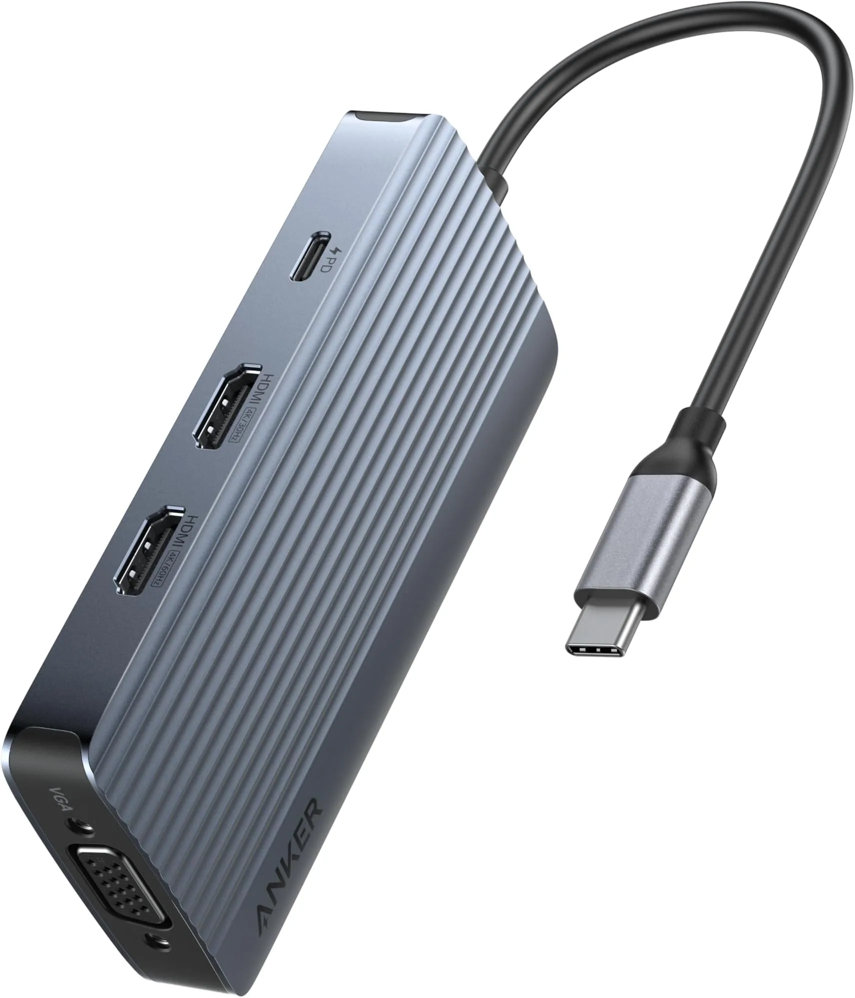Asombroso Hub Adaptador Revodok Pro Ugreen 7 En 1 Hdmi 4k Dual Usb 3.2 - Image 2