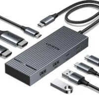 Hub Adaptador Revodok Pro Ugreen 7 En 1 Hdmi 4k Dual Usb 3.2